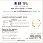 Buy Blue Tea Luxury Wooden Gift 21 Days Skin Cleanse Gift Pack | 42Cups - 21 Teabags - Purplle
