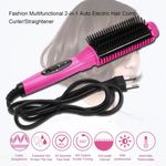 Buy NOVA 8810 2-in-1 Ceramic Auto Electric Hair Comb Curler Straightener - Purplle