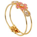 Buy Kord Store Fashion Jewellery Traditional Gold Plated Bracelet For Girls And Women KSBRC40001 - Purplle
