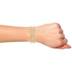 Buy Kord Store Fashion Jewellery Traditional Gold Plated Bracelet For Girls And Women KSBRC40013 - Purplle