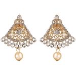 Buy Kord Store Traditional Gold Plated Diamond Earrings For Girls & Women KSEAR70001 - Purplle