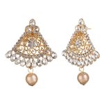 Buy Kord Store Traditional Gold Plated Diamond Earrings For Girls & Women KSEAR70001 - Purplle