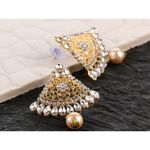 Buy Kord Store Traditional Gold Plated Diamond Earrings For Girls & Women KSEAR70001 - Purplle