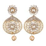 Buy Kord Store Traditional Gold Plated Diamond Earrings For Girls & Women KSEAR70006 - Purplle