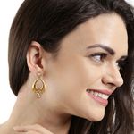 Buy Kord Store Traditional Gold Plated Diamond Earrings For Girls & Women KSEAR70013 - Purplle