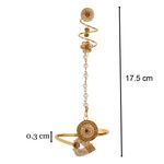 Buy Kord Store Gold Plated White Stone With Lct Stone Bracelets Cum Ring For Girls And Women KSRCB30001 - Purplle