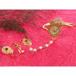 Buy Kord Store Gold Plated White Stone With Lct Stone Bracelets Cum Ring For Girls And Women KSRCB30001 - Purplle