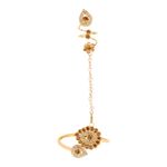 Buy Kord Store Gold Plated White Stone With Lct Stone Bracelets Cum Ring For Girls And Women KSRCB30003 - Purplle