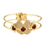 Buy Kord Store Fashion Jewellery Traditional Gold Plated Single Bangle / Bracelet Kada For Girls And Women KSBAN50017 - Purplle