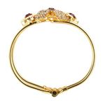 Buy Kord Store Fashion Jewellery Traditional Gold Plated Single Bangle / Bracelet Kada For Girls And Women KSBAN50017 - Purplle