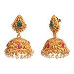 Buy Kord Store Party Wear Gold & Multicolor Stone Traditional Jewellery Necklace Set With Earrings For Women Girls KSNKE60001 - Purplle