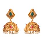 Buy Kord Store Party Wear Gold & Multicolor Stone Traditional Jewellery Necklace Set With Earrings For Women Girls KSNKE60001 - Purplle