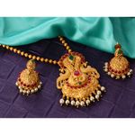 Buy Kord Store Party Wear Gold & Multicolor Stone Traditional Jewellery Necklace Set With Earrings For Women Girls KSNKE60004 - Purplle