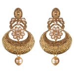 Buy Kord Store Traditional Gold Plated Diamond Earrings For Girls & Women KSEAR70042 - Purplle
