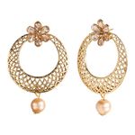 Buy Kord Store Traditional Gold Plated Diamond Earrings For Girls & Women KSEAR70043 - Purplle