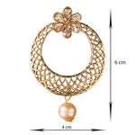 Buy Kord Store Traditional Gold Plated Diamond Earrings For Girls & Women KSEAR70043 - Purplle