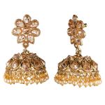 Buy Kord Store Traditional Gold Plated Diamond Earrings For Girls & Women KSEAR70044 - Purplle