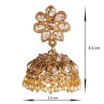 Buy Kord Store Traditional Gold Plated Diamond Earrings For Girls & Women KSEAR70044 - Purplle