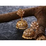Buy Kord Store Traditional Gold Plated Diamond Earrings For Girls & Women KSEAR70044 - Purplle