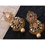 Buy Kord Store Traditional Gold Plated Diamond Earrings For Girls & Women KSEAR70046 - Purplle
