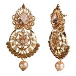 Buy Kord Store Traditional Gold Plated Diamond Earrings For Girls & Women KSEAR70046 - Purplle