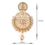 Buy Kord Store Traditional Gold Plated Diamond Earrings For Girls & Women KSEAR70047 - Purplle