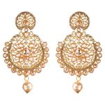 Buy Kord Store Traditional Gold Plated Diamond Earrings For Girls & Women KSEAR70047 - Purplle