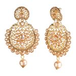 Buy Kord Store Traditional Gold Plated Diamond Earrings For Girls & Women KSEAR70047 - Purplle