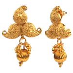 Buy Kord Store Party Wear Golden Traditional Jewellery Necklace Set With Earrings For Women Girls KSNKE60015 - Purplle