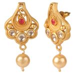 Buy Kord Store Party Wear Gold & Multicolor Stone Traditional Jewellery Necklace Set With Earrings For Women Girls KSNKE60026 - Purplle