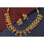 Buy Kord Store Party Wear Gold And Multicolor Traditional Jewellery Necklace Set With Earrings For Women Girls KSNKE60065 - Purplle