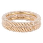 Buy Kord Store Fashion Jewellery Traditional Gold Plated Bangles Set For Girls And Women KSBAN50049 - Purplle