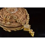 Buy Kord Store Party Wear Gold And White Traditional Jewellery Necklace Set With Earrings For Women Girls KSNKE60076 - Purplle