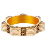 Buy Kord Store Fashion Jewellery Traditional Gold Plated Bangles Set For Girls And Women (Size -28) KSBAN50019 - Purplle
