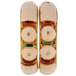 Buy Kord Store Fashion Jewellery Traditional Gold Plated Bangles Set For Girls And Women (Size -28) KSBAN50021 - Purplle