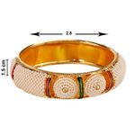 Buy Kord Store Fashion Jewellery Traditional Gold Plated Bangles Set For Girls And Women (Size -28) KSBAN50021 - Purplle