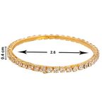 Buy Kord Store Fashion Jewellery Traditional Gold Plated Bangles Set For Girls And Women (Size -28) KSBAN50025 - Purplle
