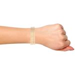 Buy Kord Store Fashion Jewellery Traditional Gold Plated Bangles Set For Girls And Women (Size - 26) KSBAN50026 - Purplle