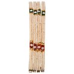 Buy Kord Store Fashion Jewellery Traditional Gold Plated Bangles Set For Girls And Women (Size -28) KSBAN50029 - Purplle