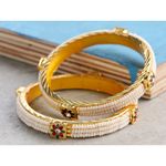 Buy Kord Store Fashion Jewellery Traditional Gold Plated Bangles Set For Girls And Women (Size - 26) KSBAN50032 - Purplle
