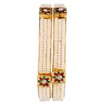 Buy Kord Store Fashion Jewellery Traditional Gold Plated Bangles Set For Girls And Women (Size - 26) KSBAN50032 - Purplle