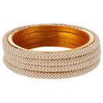 Buy Kord Store Fashion Jewellery Traditional Gold Plated Bangles Set For Girls And Women (Size -28) KSBAN50035 - Purplle