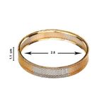 Buy Kord Store Fashion Jewellery Traditional Gold Plated Bangles Set For Girls And Women (Size - 26) KSBAN50042 - Purplle