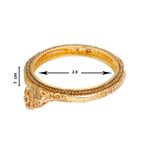 Buy Kord Store Fashion Jewellery Traditional Gold Plated Bangles Set For Girls And Women (Size - 26) KSBAN50044 - Purplle