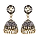 Buy Kord Store Special Trishul And Damru Design Indian Traditional Earring Jhumki KSEAR70059 - Purplle