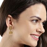 Buy Kord Store Special Design Indian Traditional American Diamond Earring Jhumki KSEAR70062 - Purplle