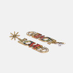 Buy Ferosh Amor Dangler Earrings - Purplle