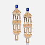 Buy Ferosh Chrysta Gold Earrings - Purplle