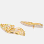 Buy Ferosh Satine Butterfly Gold Earrings - Purplle