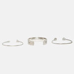 Buy Ferosh Rihi Silver Bracelet Set - Purplle